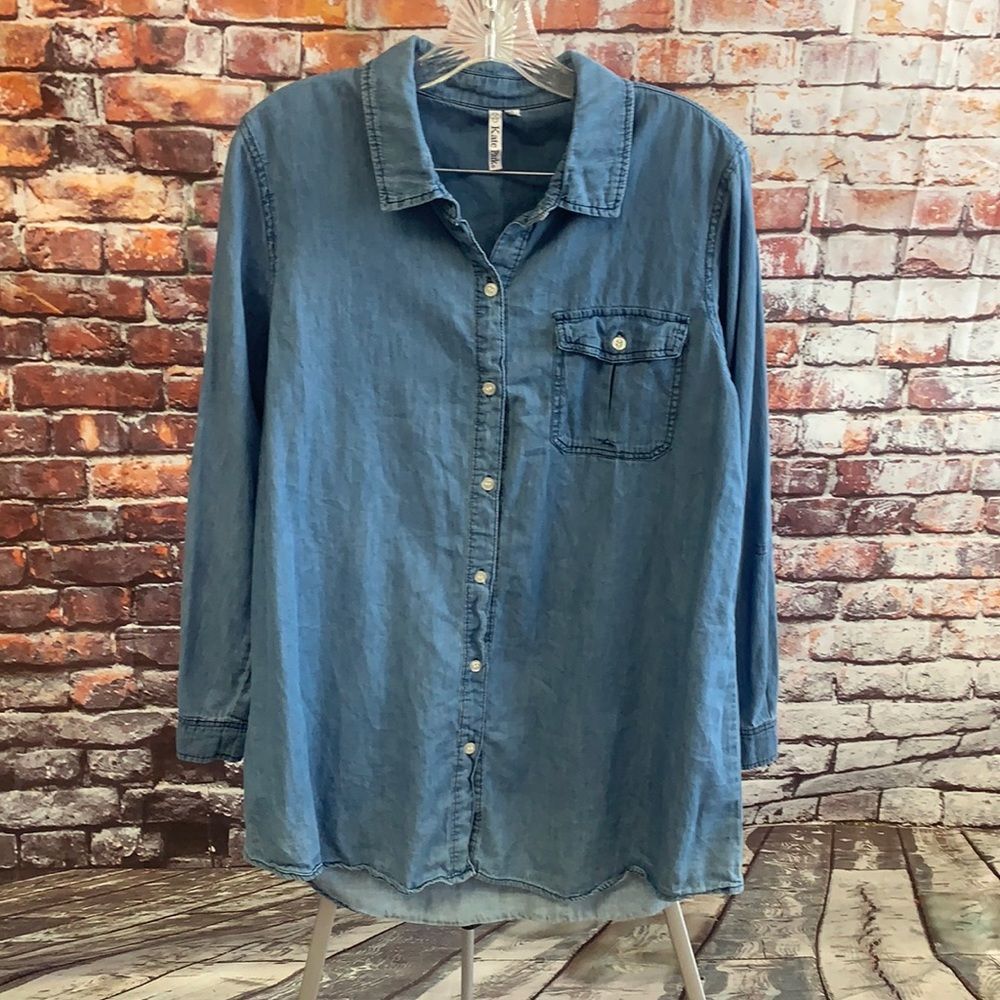 Kate Park Denim Button Down